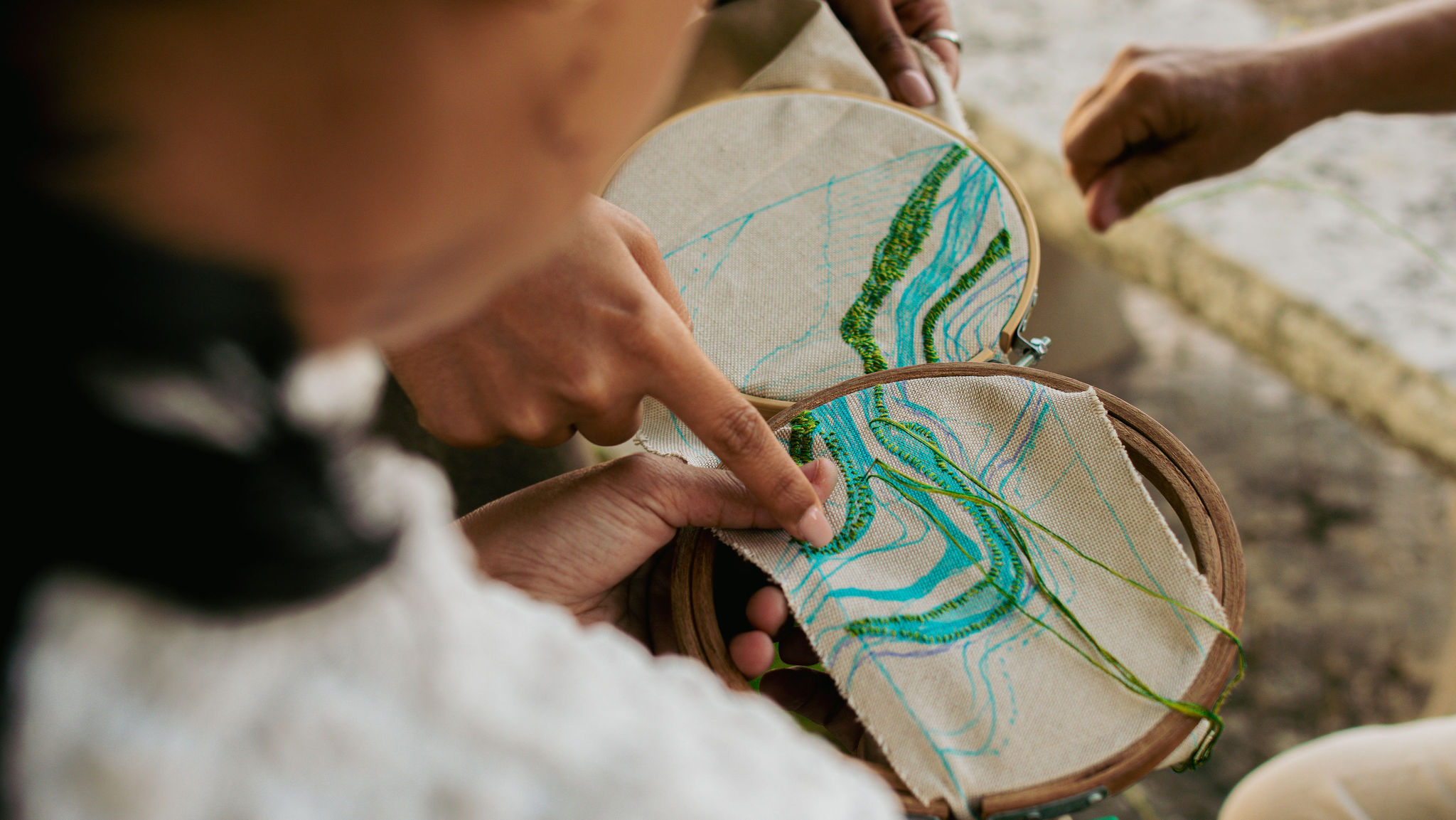 Collaborative stitching